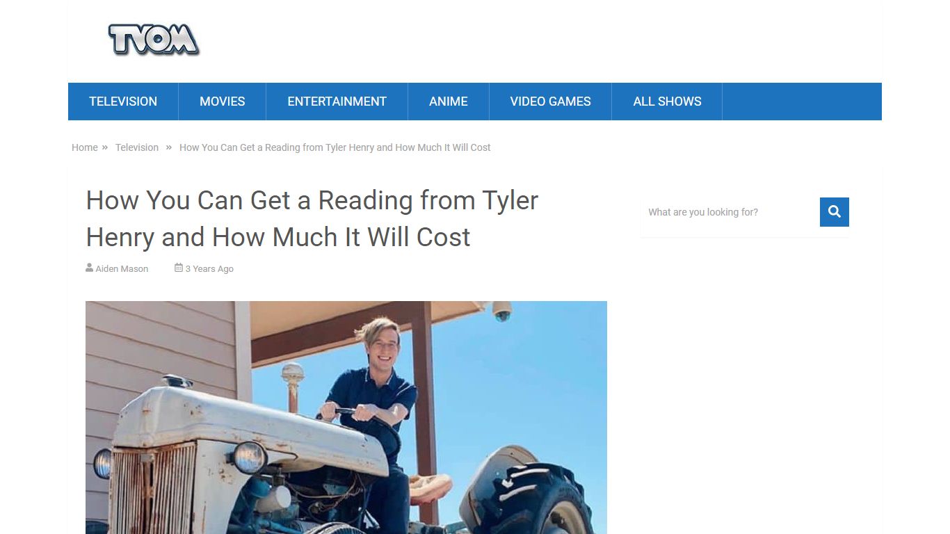 How You Can Get a Reading from Tyler Henry and How Much It ... - TVOvermind